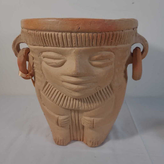 AZTEC TERRA COTTA PLANTER