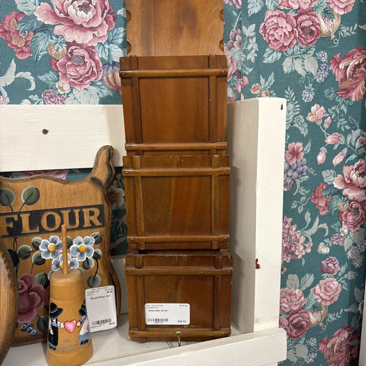 Wood Mail Sorter