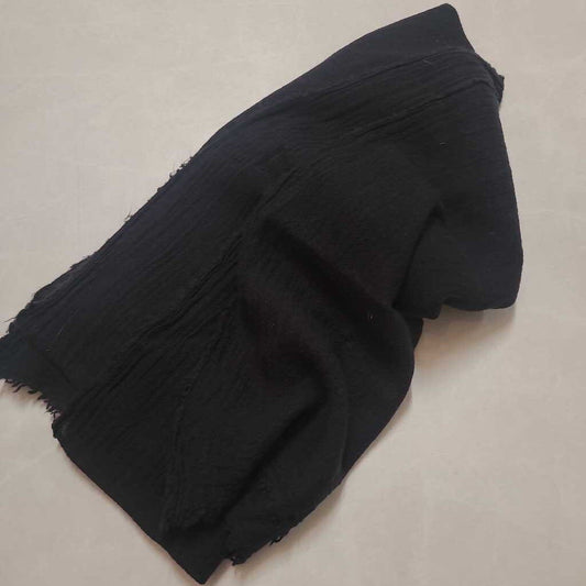 BLACK ZARA MUSLIN WRAP