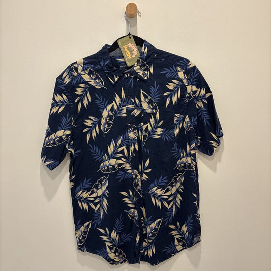 NAUTICA - MEN'S SHORT SLEEVE TROPICAL BUTTON UP SHIRT