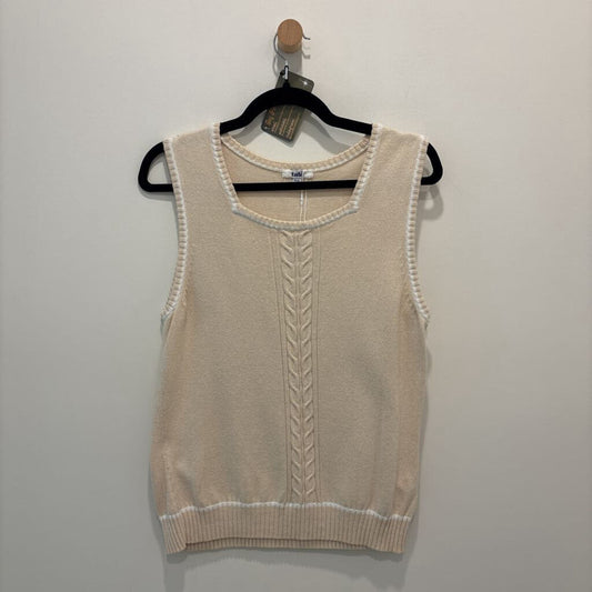 TABI - CREAM KNIT TANK (HAS MATCHING SWEATER)