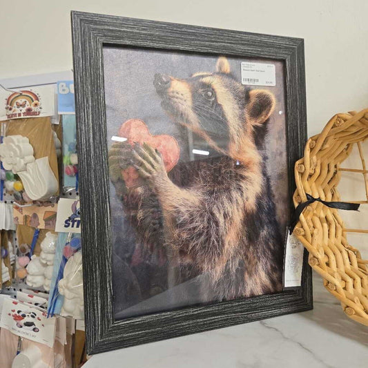 Racoon Heart Wall Decor