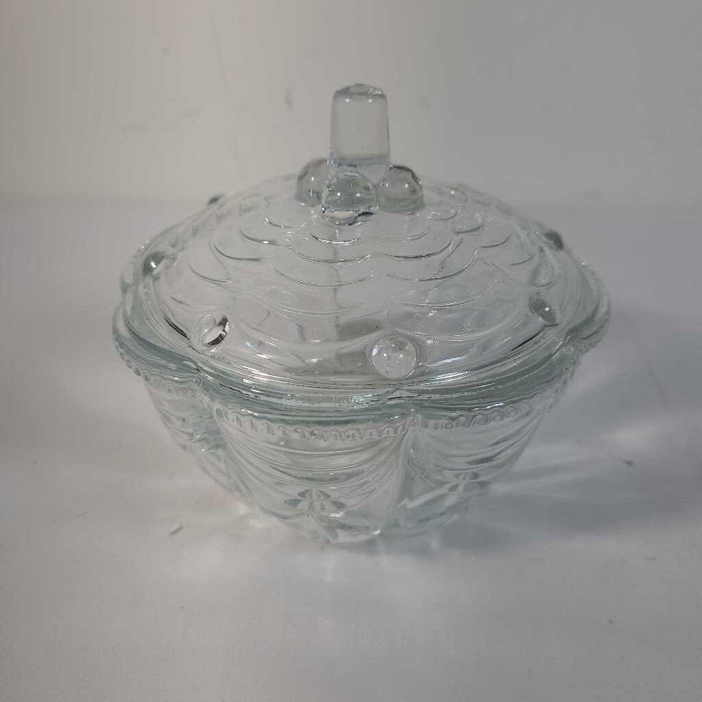 2pc CRYSTAL CANDY DISH