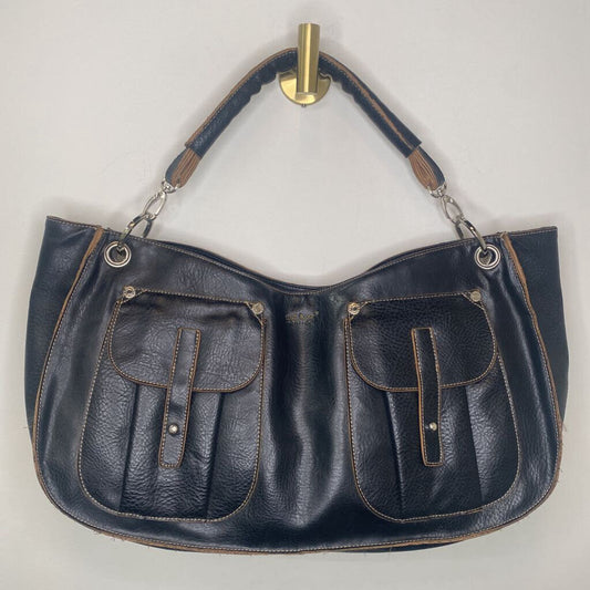 MATT & NAT - BLACK OVERSIZED SHOULDER BAG