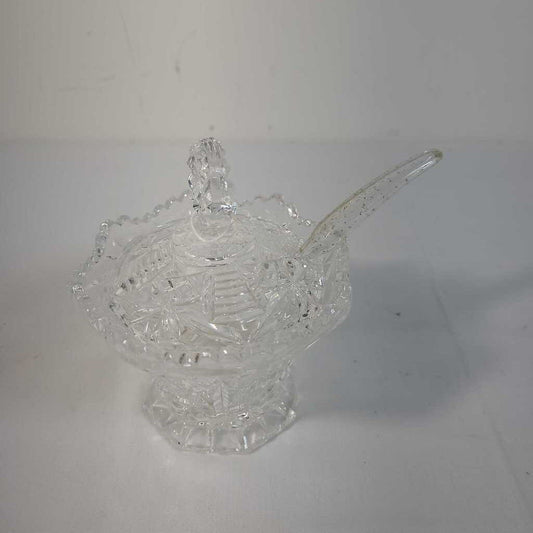 3pc LIDDED SUGAR DISH W/SPOON
