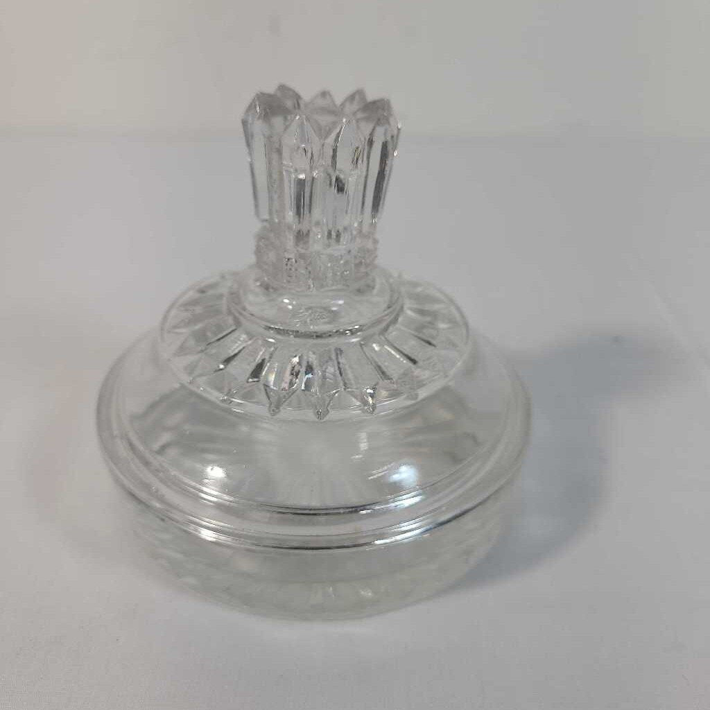 LIDDED POWDER/TRINKET DISH