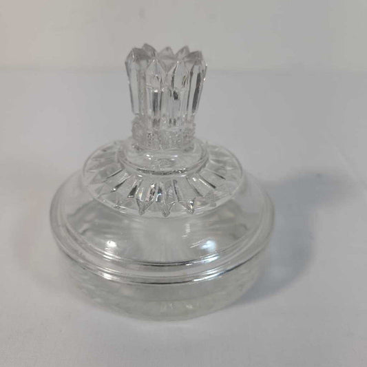 LIDDED POWDER/TRINKET DISH