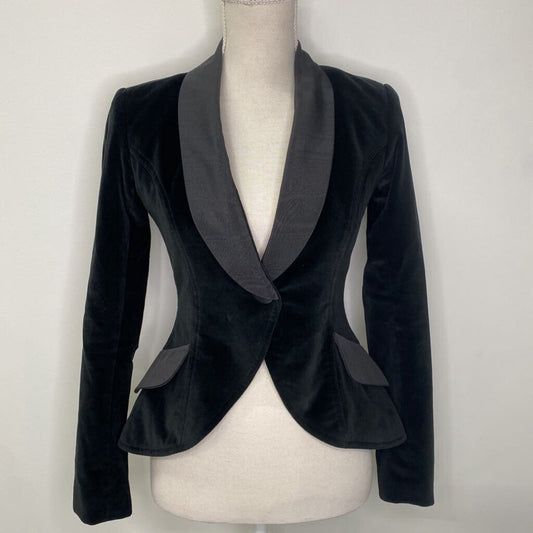 SMYTHE - BLACK VELVET BLAZER