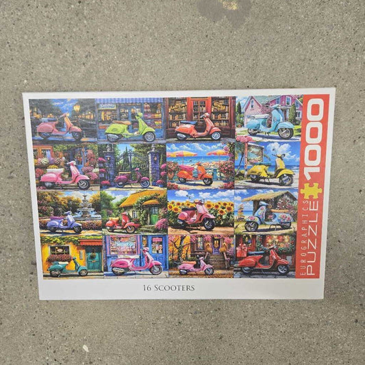1000 PUZZLE - 16 Scooters