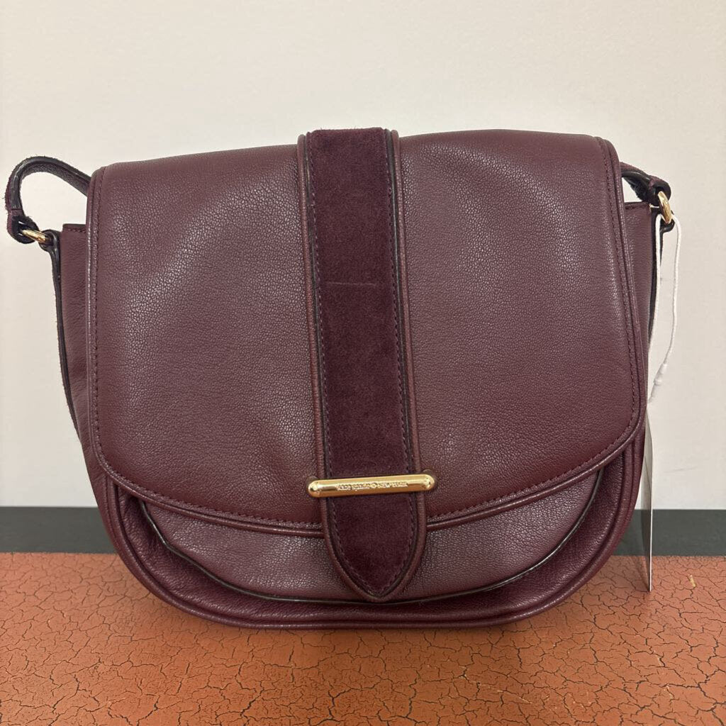 KATE SPADE - BURGUNDY CROSSBODY PURSE