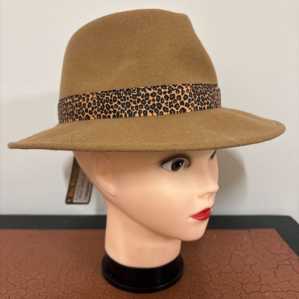 THE HAT COMPANY - BEIGE FEDORA "MADE IN ITALY"