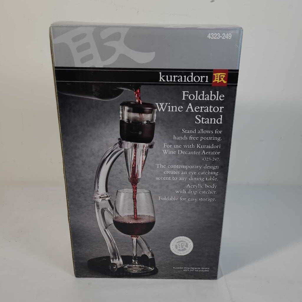 FOLDABLE WINE AERATOR STAND - BOX