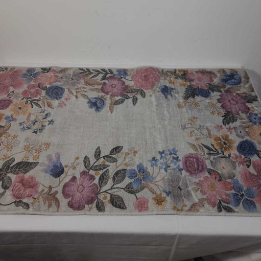 FLORAL CARPET MAT