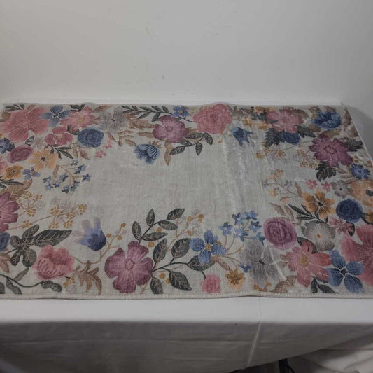 FLORAL CARPET MAT