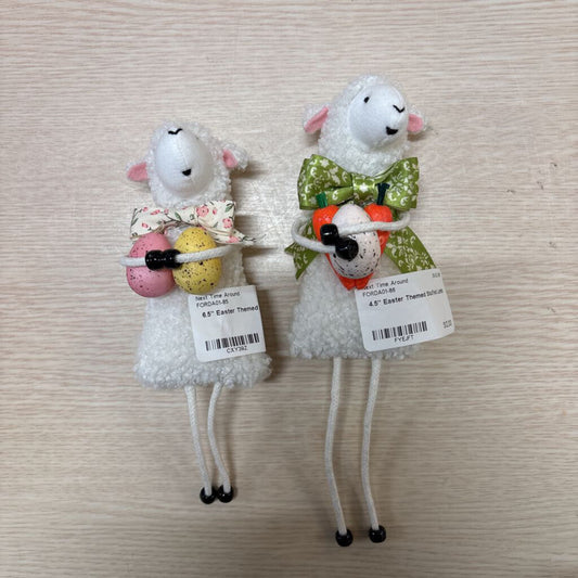 4.5" Easter Themed Stuffed Lamb