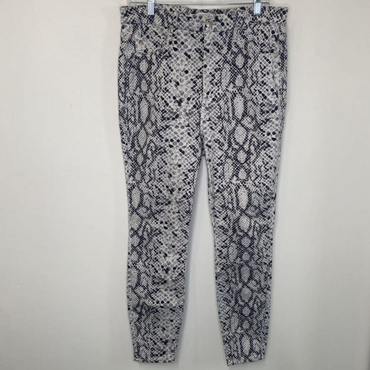 GOOD AMERICAN - B/W SNAKE PRINT HIGH-RISE JEANS