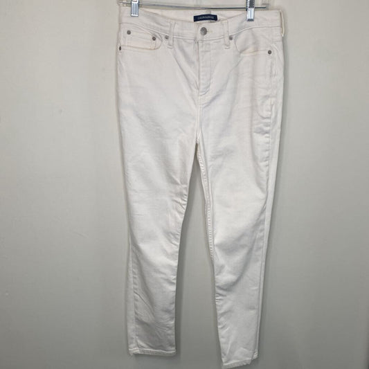 CALVIN KLEIN JEANS - WHITE HIGH-RISE JEANS