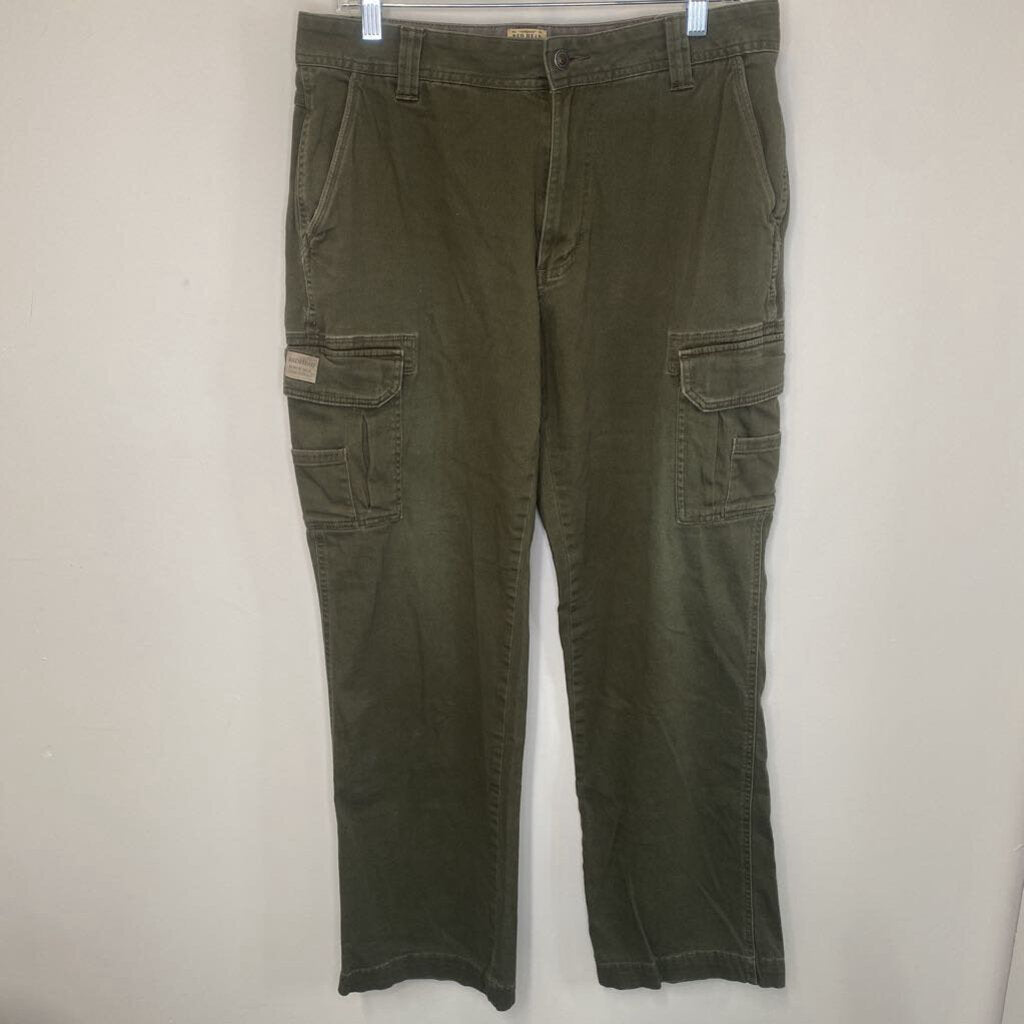 RED HEAD BRAND - FOREST GREEN COTTON CARGO PANTS