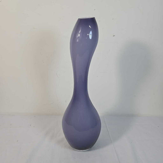 PURPLE GLASS VASE