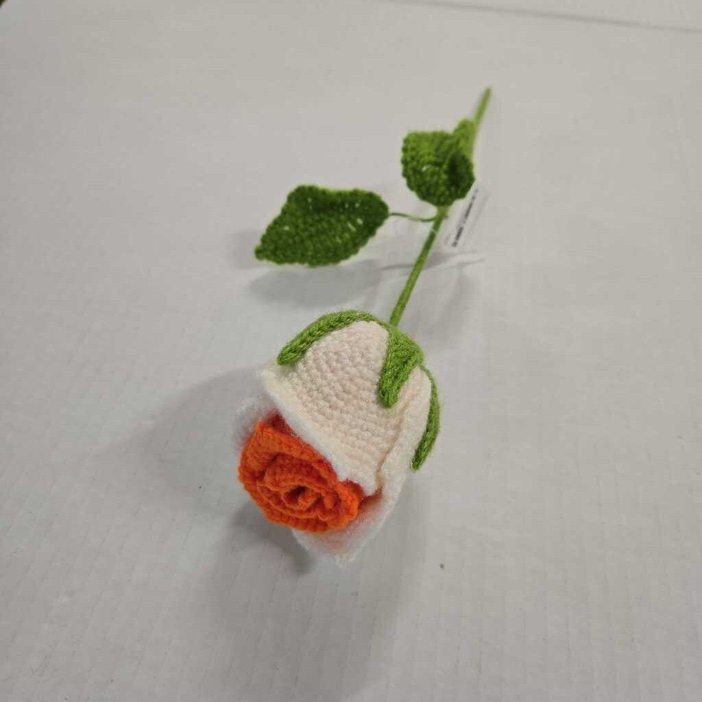 Crochet Wine Rose