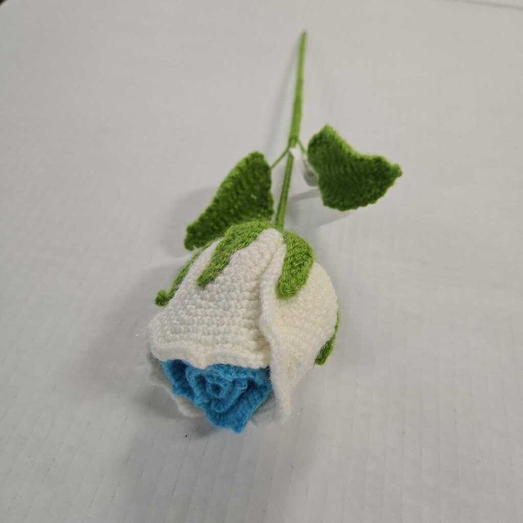 Crochet Wine Rose