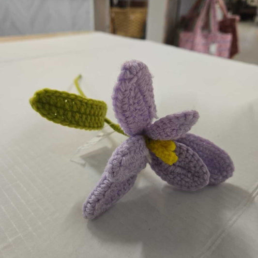 Crochet Lilac Open Tulip