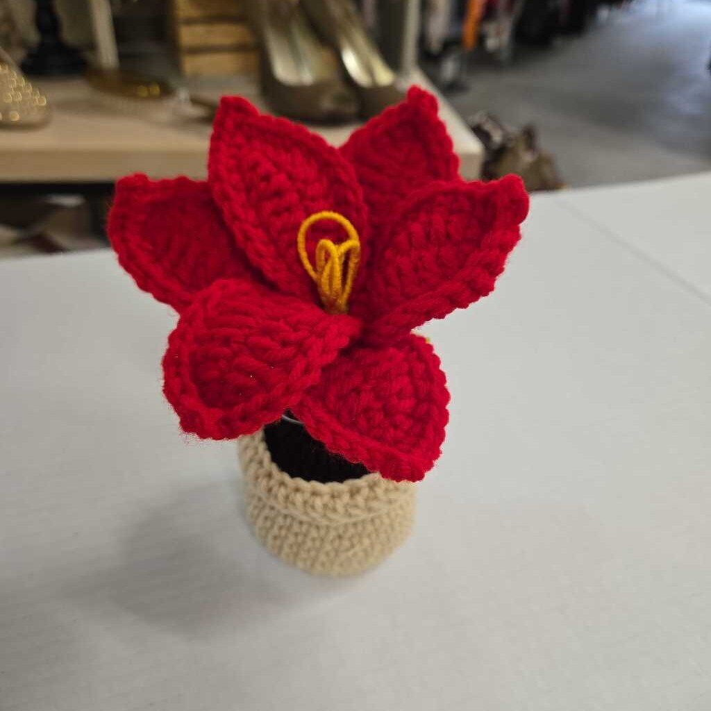 Crochet Lilly Pot