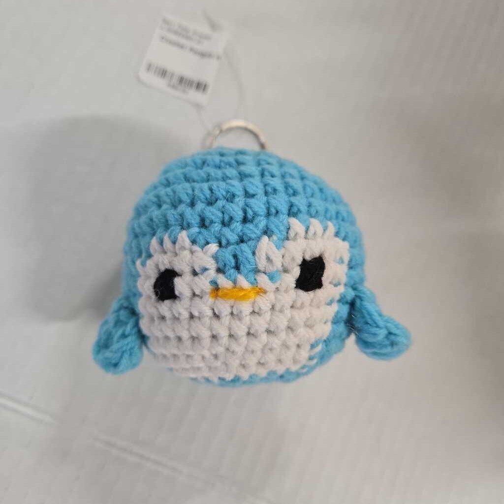 Crochet Penguin Keychain