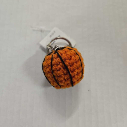 Crochet Basketball Keychain
