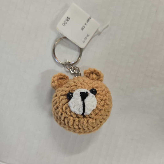 Crochet Bear Keychain