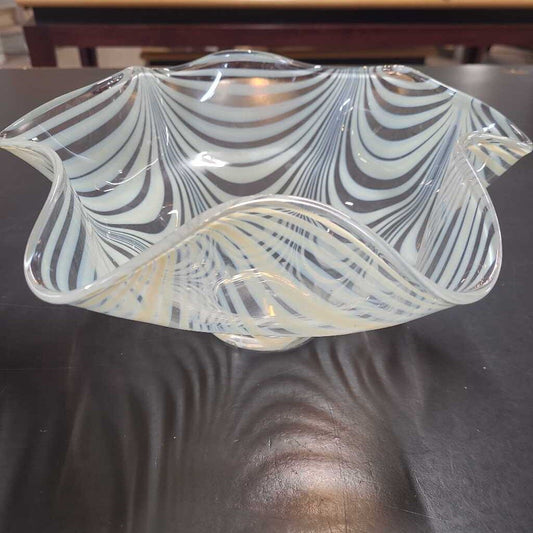11" ART GLASS BOWL
