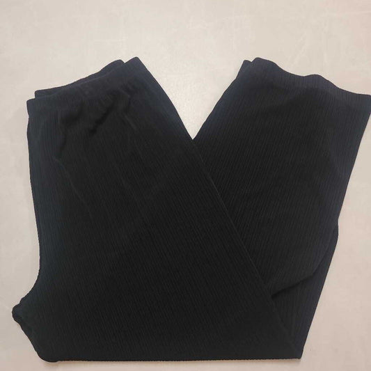 BLACK STRETCHY PULL ON PANTS