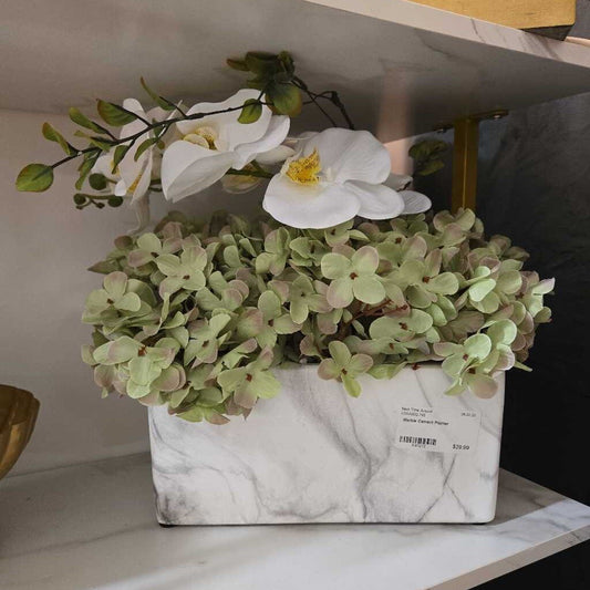 Marble Cement Planter