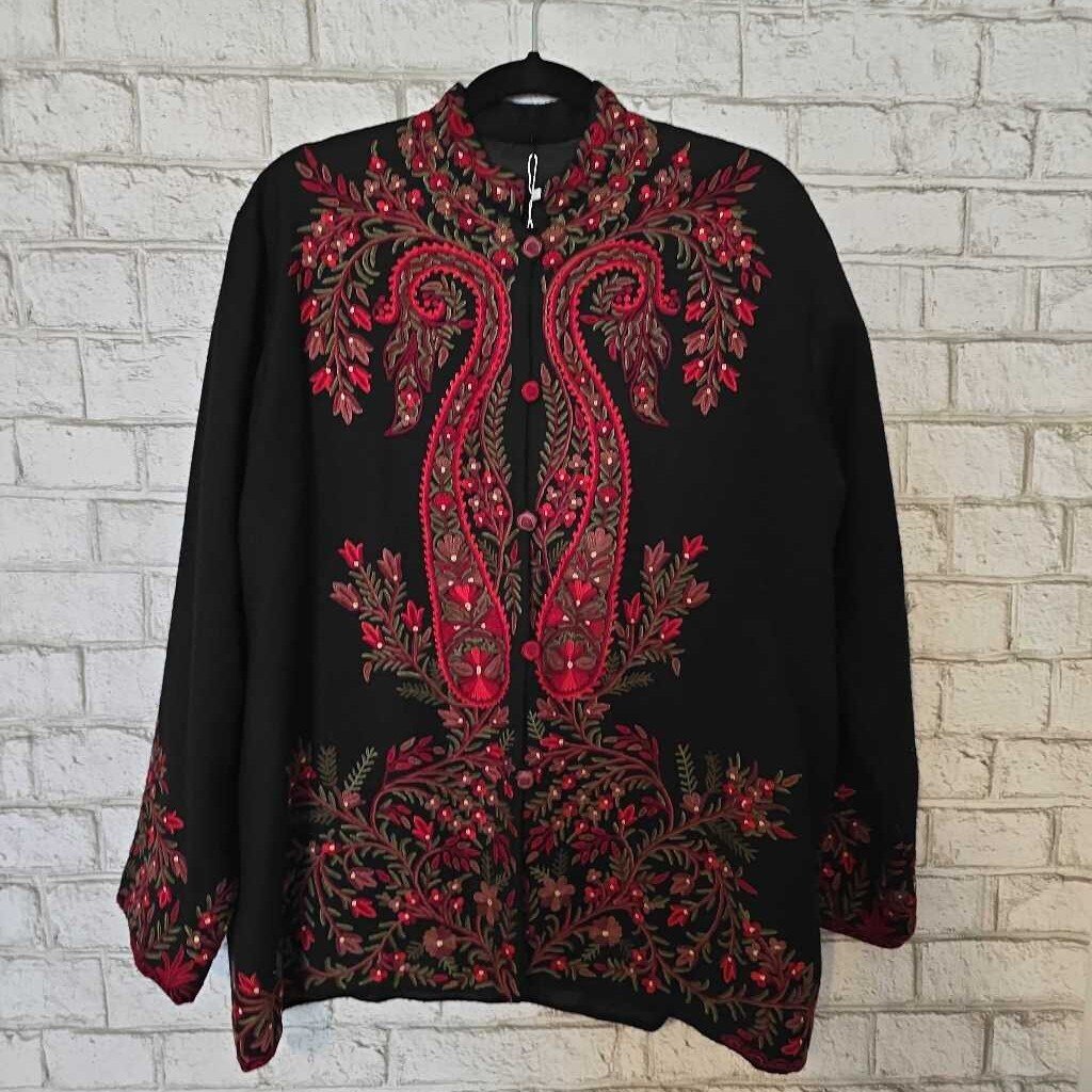 Vintage Merino Wool Embroidered Jacket WANI