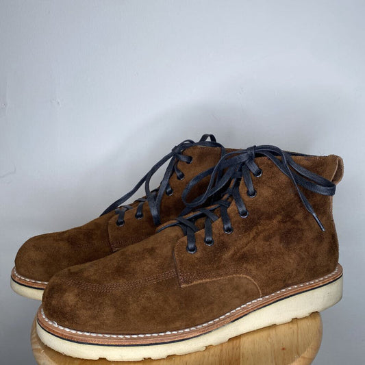 BROKEN HOMME - BROWN SUEDE WORK BOOTS