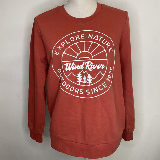 WINDRIVER - RUST ORANGE CREWNECK SWEATER