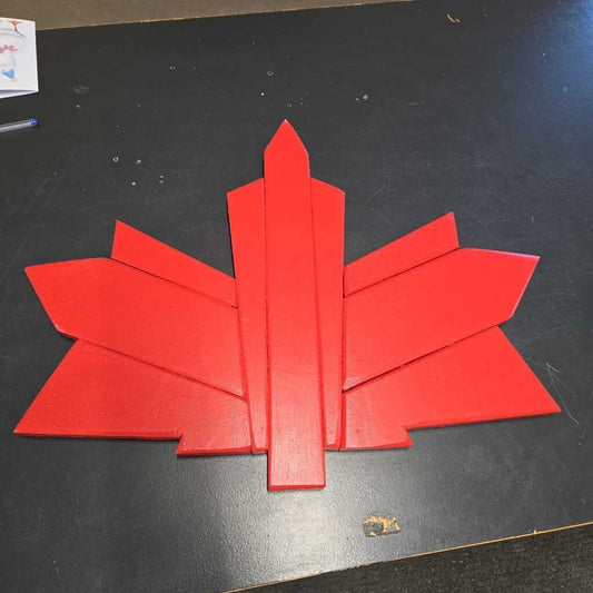 NEWLY MADE MAPLE LEAF~RED