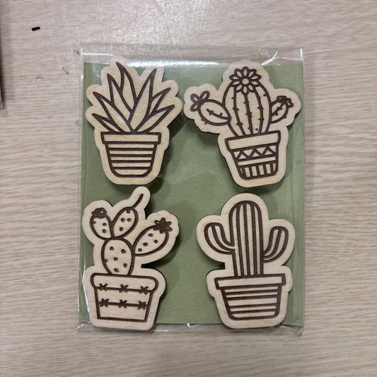 FRIDGE MAGNETS -CACTI