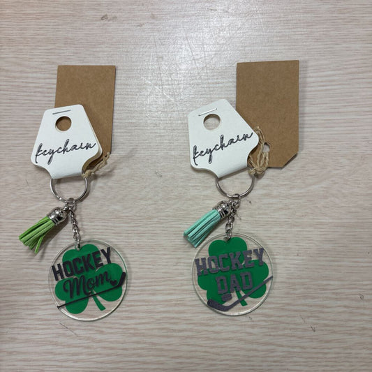 ARCRYLIC KEYCHAIN-HOCKEY MOM