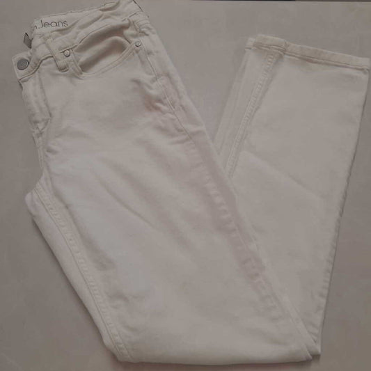CALVIN KLEIN WHITE JEANS