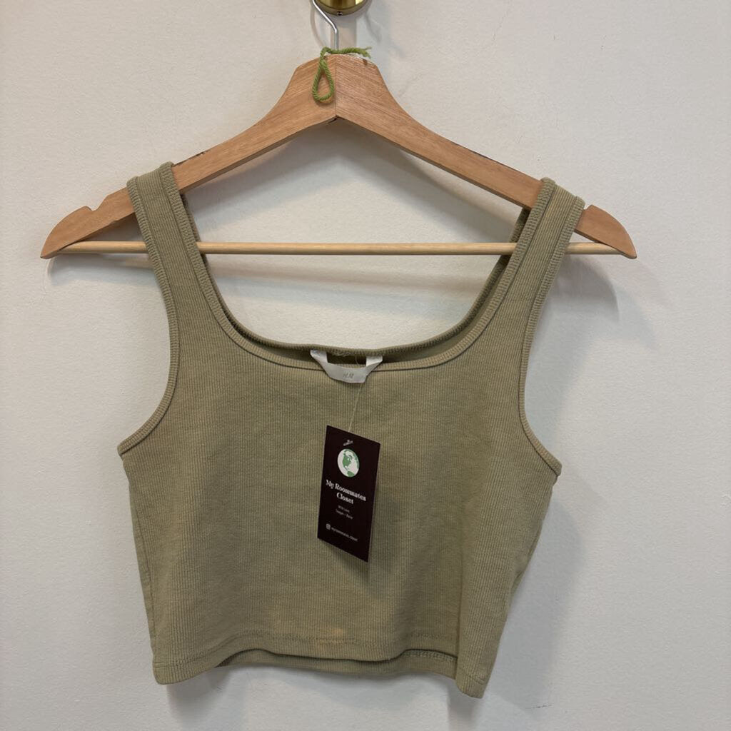 H&M GREEN TANK TOP