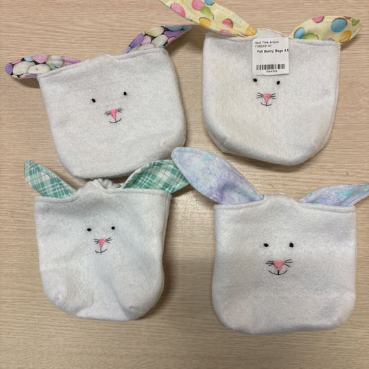Felt Bunny Bags 4.5x5"