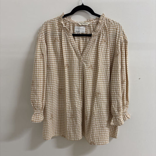 The "Meadow" Gingham Smocked Blouse