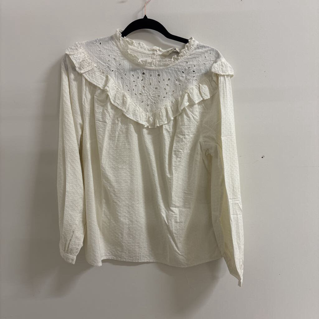 The "Lucia" Eyelet Heritage Blouse