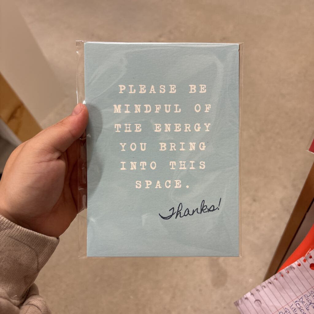 5x7" Print: Be Mindful