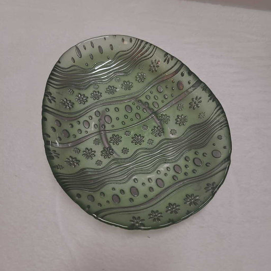 Green Easter Egg Dish