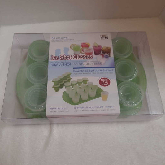 Ice Shot Glass Set with Tray