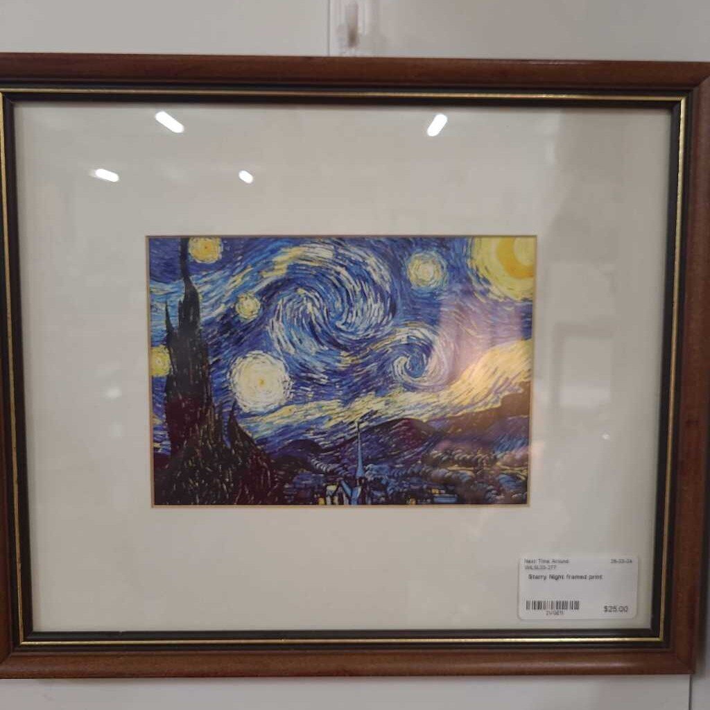 Starry Night framed print