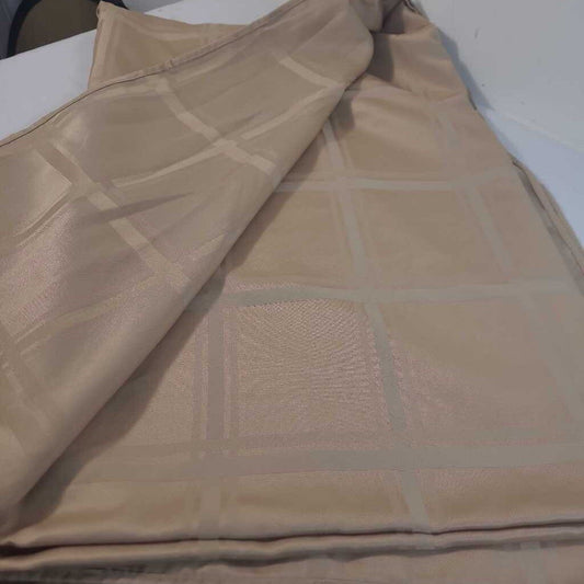 TAN COLOURED TABLECLOTH