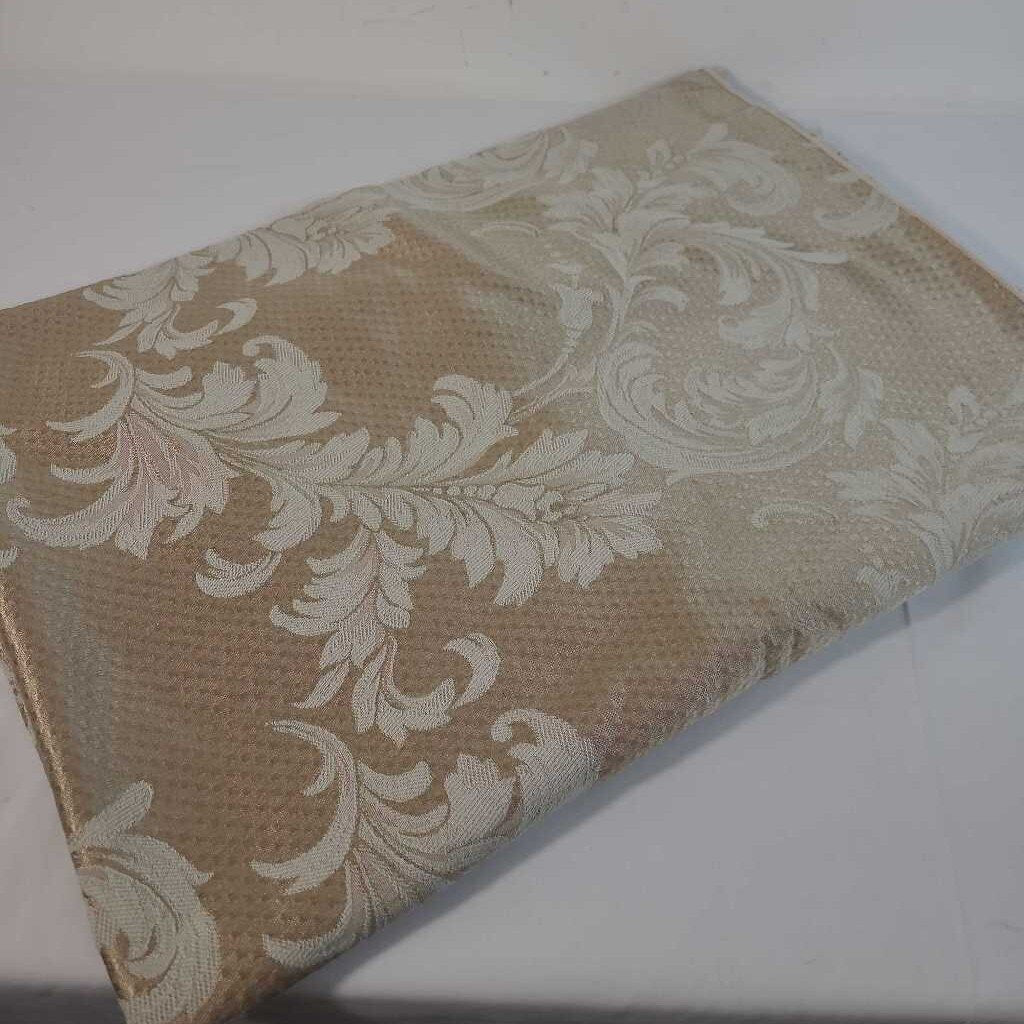 GOLD/ TAUPE TABLECLOTH